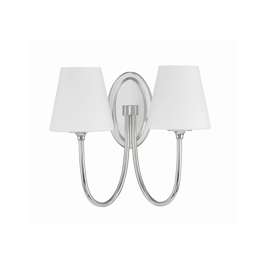 Crystorama Juno 15'' Sconce in Polished Nickel - Additional View