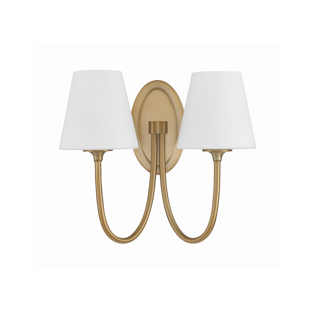 Crystorama Juno 15'' Sconce in Vibrant Gold - Additional View