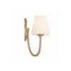 Crystorama Juno 15'' Sconce in Vibrant Gold - Additional View