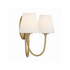 Crystorama Juno 15'' Sconce in Vibrant Gold - Additional View