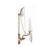 Crystorama Karrington 12.5'' Sconce in Aged Brass - Additional View
