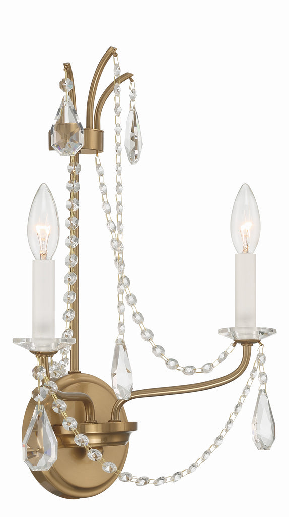 KAR-90902-AG-CL-MWP Karrington 2 Light Sconce | Alternate Image