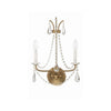 Crystorama Karrington 12.5'' Sconce in Aged Brass - Additional View