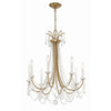 Crystorama Karrington 26'' Chandelier in Aged Brass - Additional View