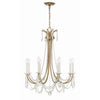Crystorama Karrington 26'' Chandelier in Aged Brass - Additional View