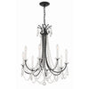 Crystorama Karrington 26'' Chandelier in Matte Black - Additional View