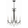 Crystorama Karrington 26'' Chandelier in Matte Black - Additional View