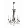 Crystorama Karrington 26'' Chandelier in Matte Black - Additional View
