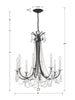 KAR-90908-MK-CL-MWP Karrington 8 Light Chandelier | Dimensions Image