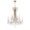 KAR-90912-AG-CL-MWP Karrington 12 Light Chandelier | Main Image