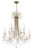 KAR-90912-AG-CL-MWP Karrington 12 Light Chandelier | Alternate Image