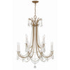 Crystorama Karrington 30'' Chandelier in Aged Brass - Additional View