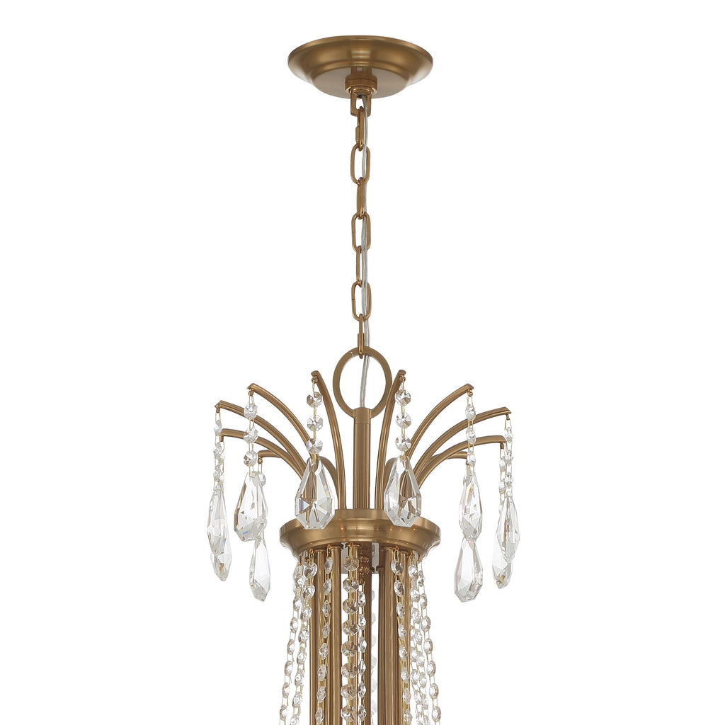 KAR-90912-AG-CL-MWP Karrington 12 Light Chandelier | Alternate Image