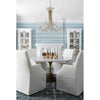 Crystorama Karrington 30'' Chandelier in Aged Brass - Lifestyle View