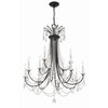 Crystorama Karrington 30'' Chandelier in Matte Black - Additional View