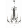 Crystorama Karrington 30'' Chandelier in Matte Black - Additional View