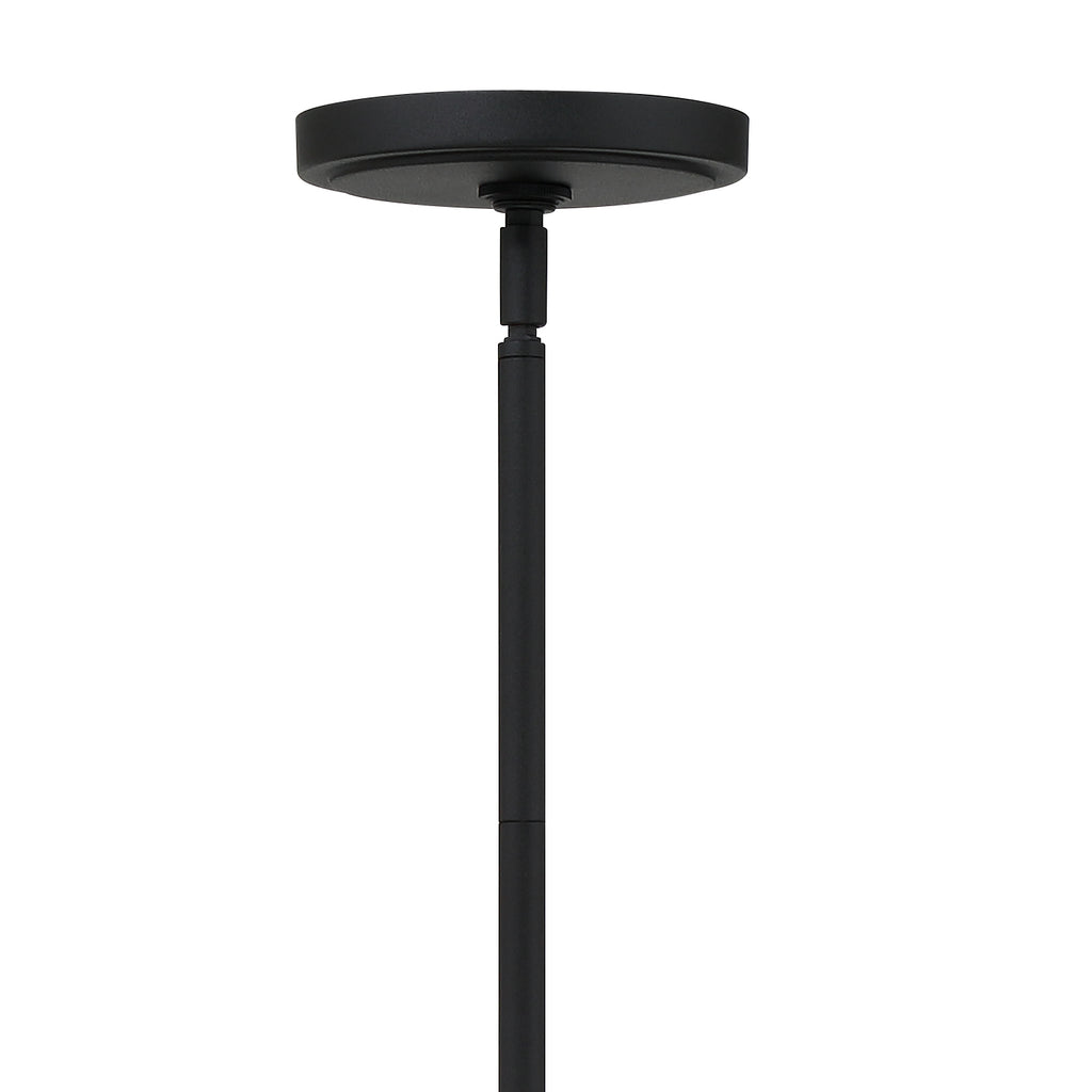 Crystorama-OPEN-BOX Keenan 4 Light Chandelier in Black Forged - Additional View