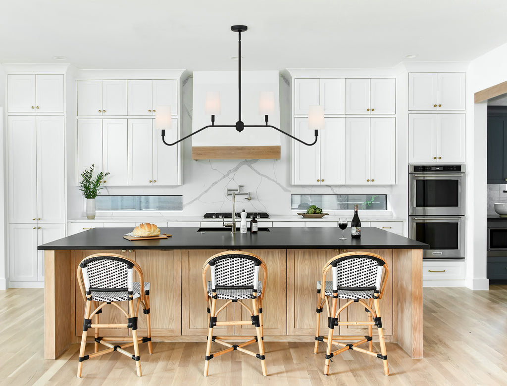 KEE-A3004-BF_ULN Keenan 4 Light Chandelier | Lifestyle Image