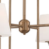 Crystorama Keenan 28'' Chandelier in Vibrant Gold - Additional View