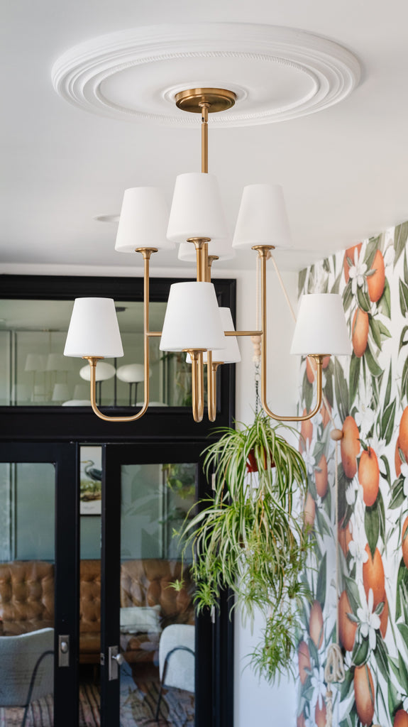 KEE-A3008-VG Keenan 8 Light Chandelier | Lifestyle Image