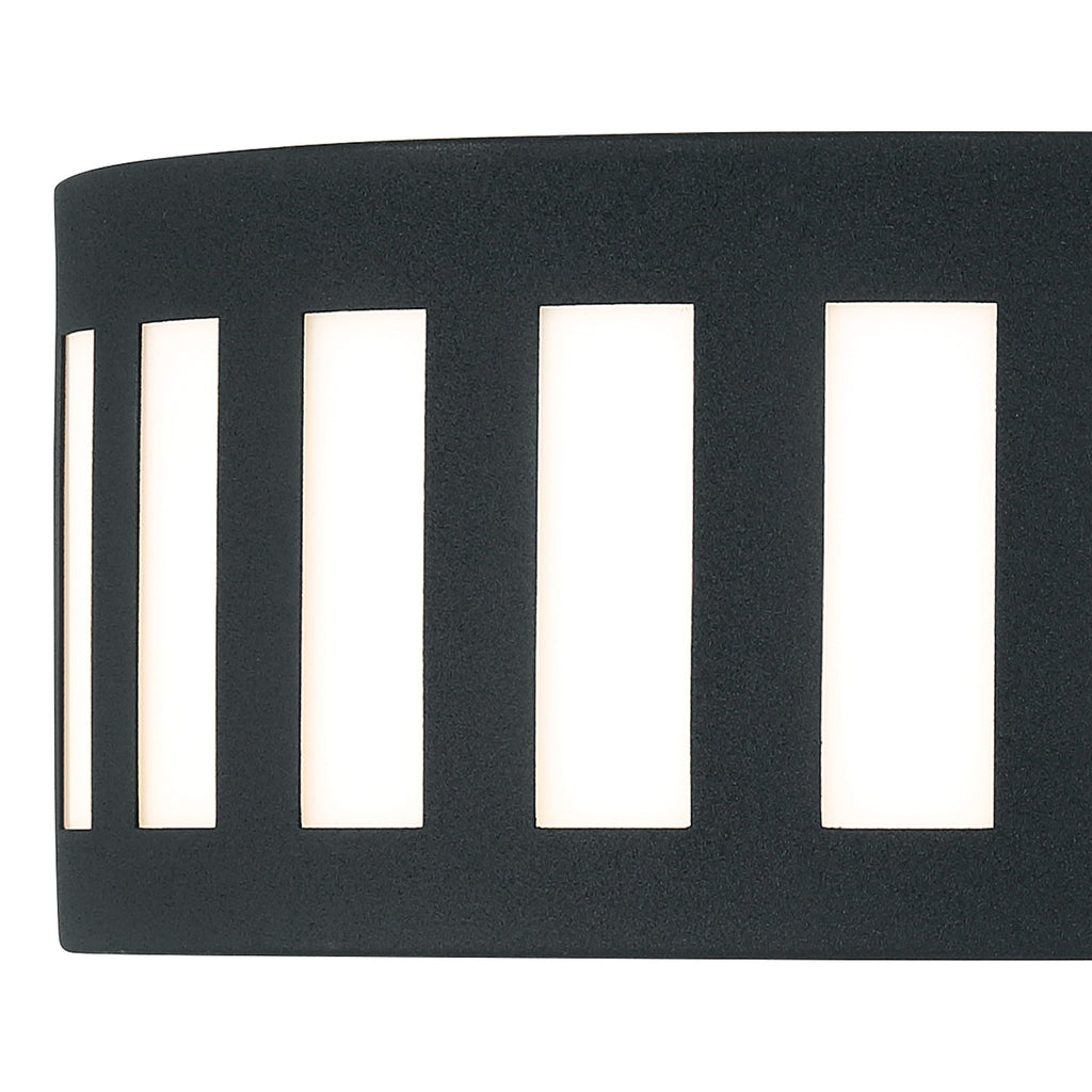 Crystorama Kendal 14'' Flush Mount in Black Forged - Additional View
