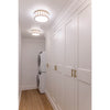 Crystorama Kendal 14'' Flush Mount in Polished Nickel - Lifestyle View