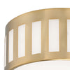 Crystorama Kendal 14'' Flush Mount in Vibrant Gold - Additional View