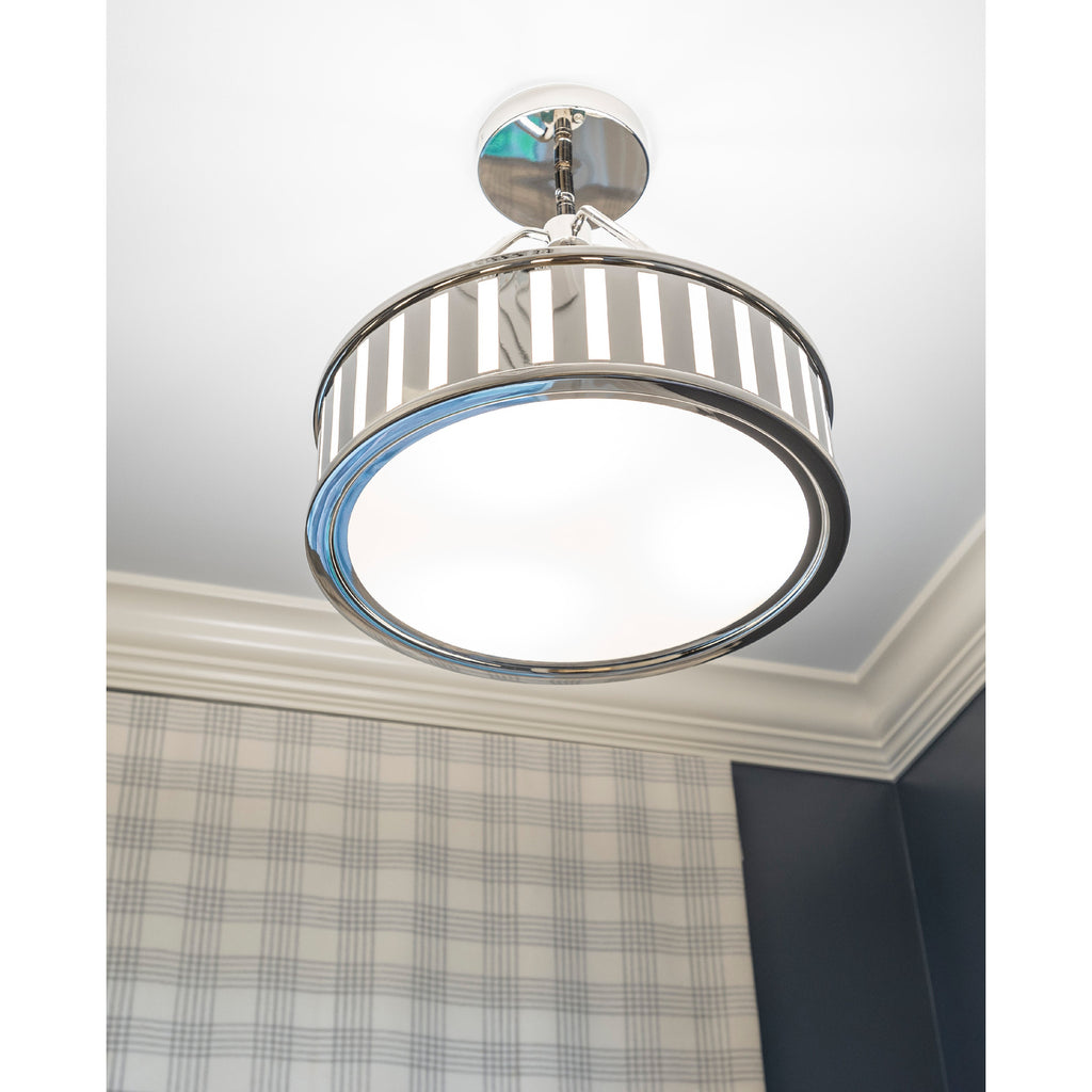 Crystorama Kendal 15.5'' Chandelier in Polished Nickel - Lifestyle View