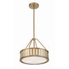 Crystorama Kendal 15.5'' Chandelier in Vibrant Gold - Additional View