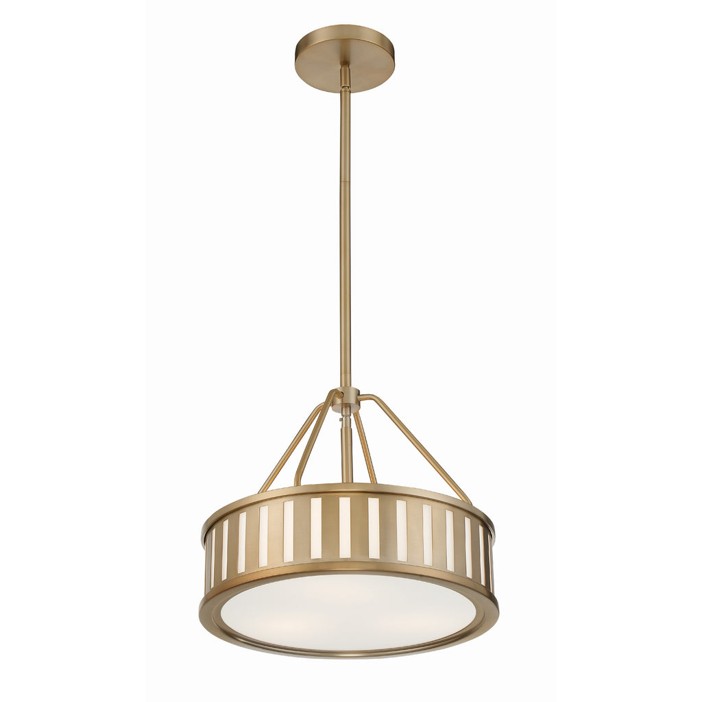 Crystorama Kendal 15.5'' Chandelier in Vibrant Gold - Additional View