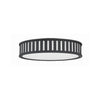 Crystorama Kendal 22.5'' Flush Mount in Black Forged - Additional View