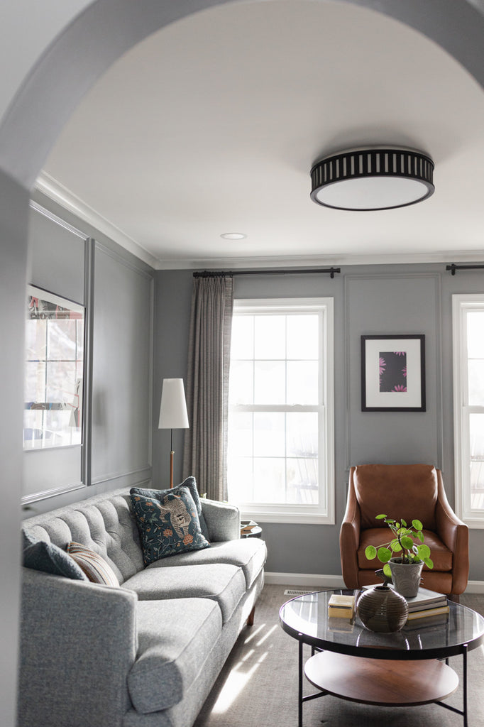 KEN-8305-BF Kendal 22.5'' Flush Mount | Lifestyle Image