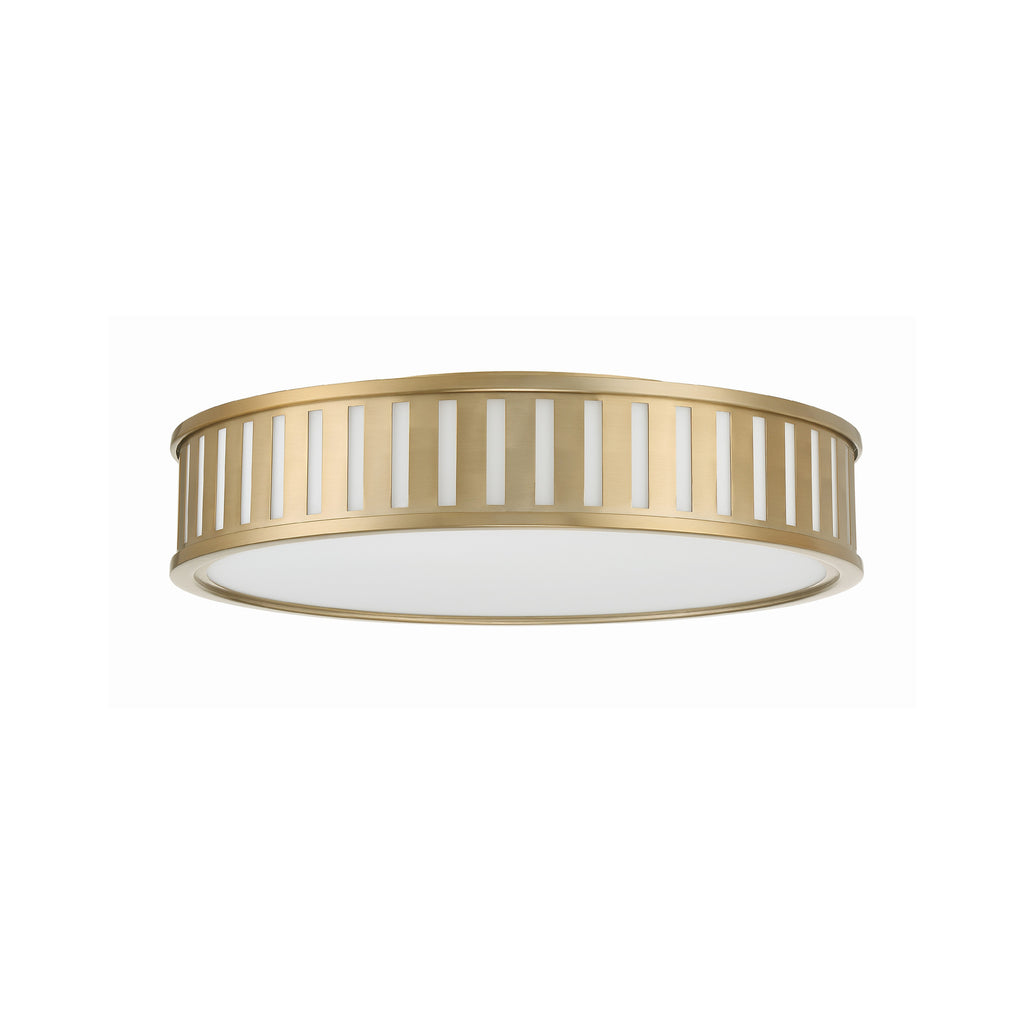Crystorama Kendal 22.5'' Flush Mount in Vibrant Gold - Additional View