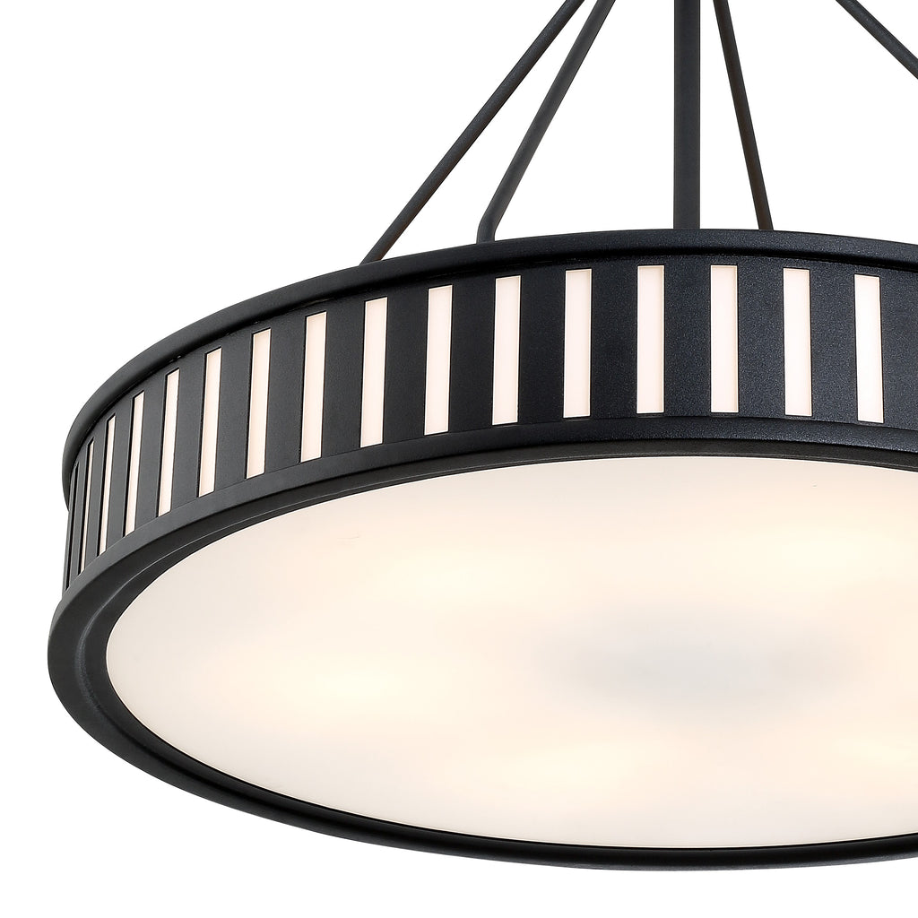 KEN-8306-BF Kendal 6 Light Chandelier | Alternate Image