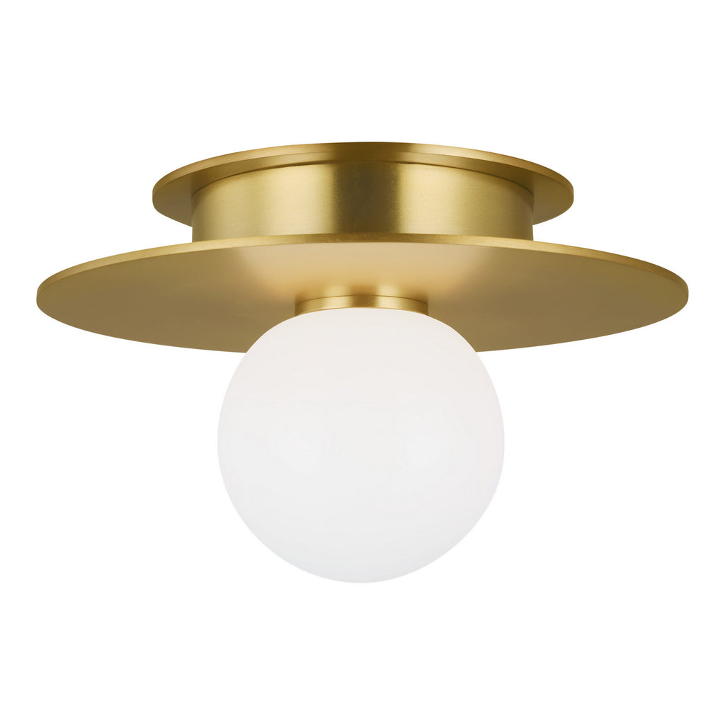 KF1001BBS Nodes 1 Light Semi Flush | Main Image