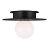 KF1001MBK Nodes 1 Light Semi Flush | Alternate Image