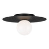 KF1011MBK Nodes 1 Light Semi Flush | Main Image