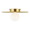 KF1021BBS Nodes 1 Light Semi Flush | Alternate Image