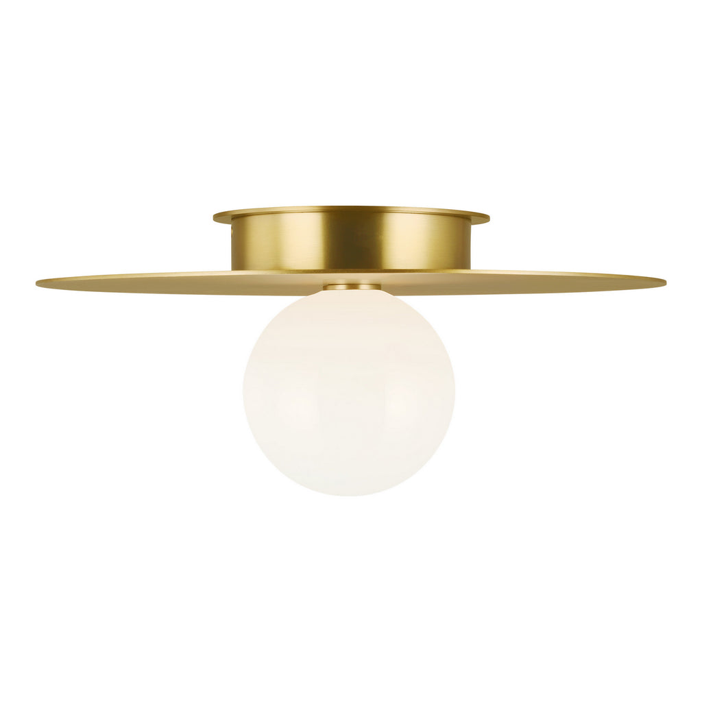 KF1021BBS Nodes 1 Light Semi Flush | Alternate Image