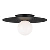 KF1021MBK Nodes 1 Light Semi Flush | Main Image