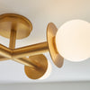 KF1034BBS Nodes 4 Light Semi Flush | Alternate Image