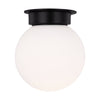 KF1101MBK Nodes 1 Light Semi Flush | Main Image