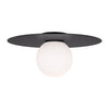 KF1101MBK Nodes 1 Light Semi Flush | Alternate Image