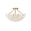Crystorama Killian 17.25" Semi Flush Mount in Luxe Gold - Additional View