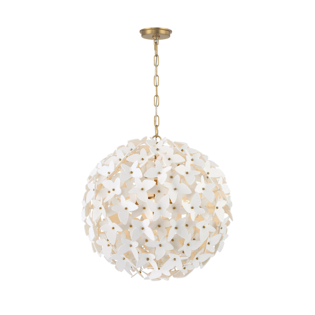Crystorama Killian 22" Chandelier in Luxe Gold - Additional View