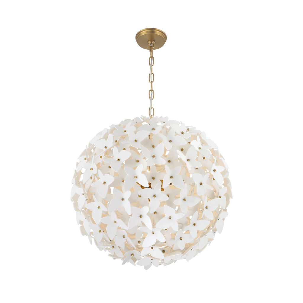 Crystorama Killian 22" Chandelier in Luxe Gold - Additional View