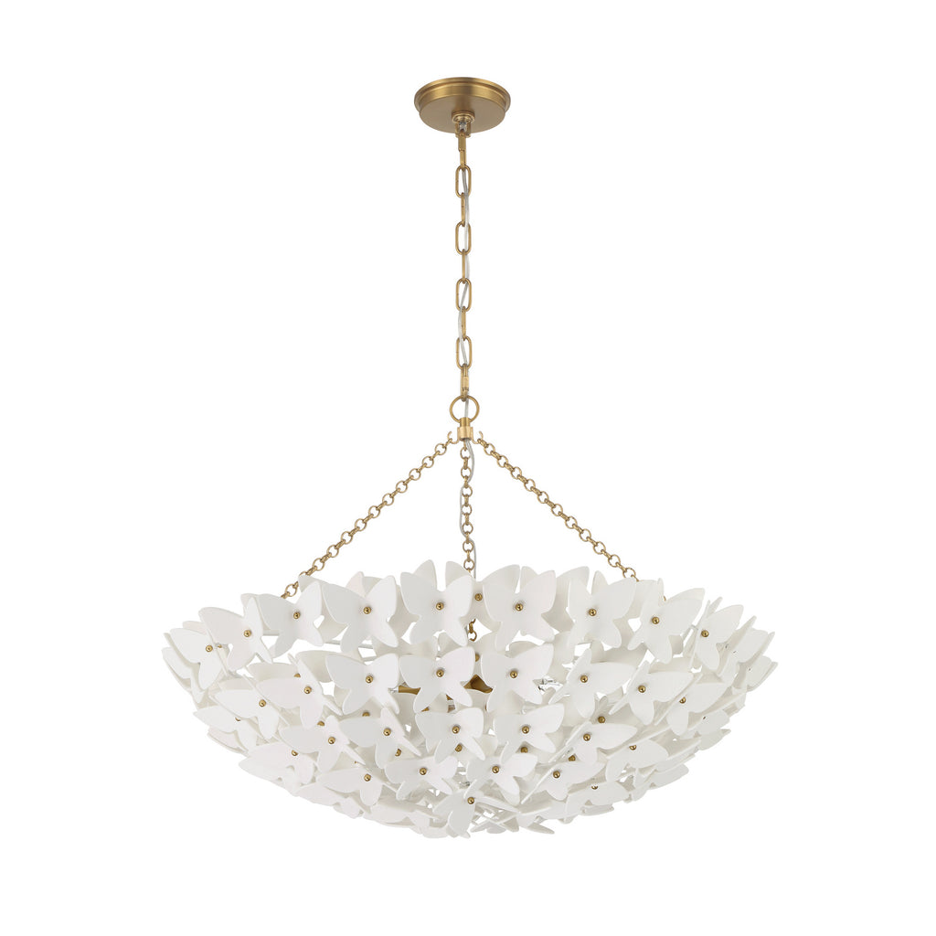 Crystorama Killian 28" Chandelier in Luxe Gold - Additional View