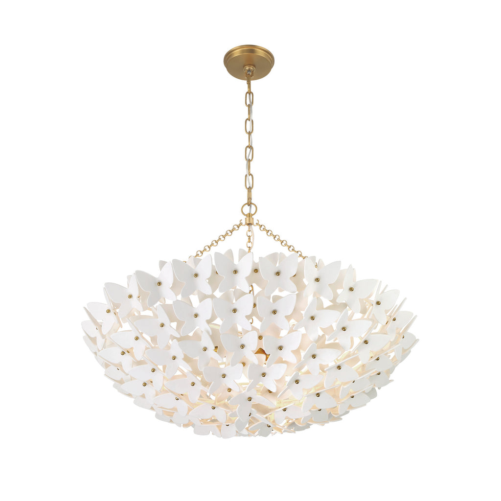 Crystorama Killian 28" Chandelier in Luxe Gold - Additional View