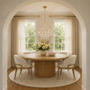 Crystorama Killian 28" Chandelier in Luxe Gold - Lifestyle View
