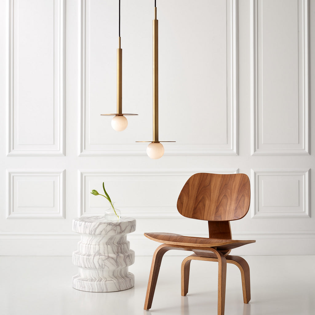 KP1011BBS Nodes 1 Light Pendant | Lifestyle Image
